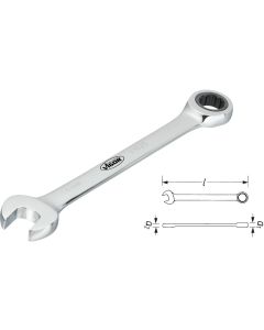 Vigor V1010 Skrallen&oslash;kkel Flat 10mm 160mm