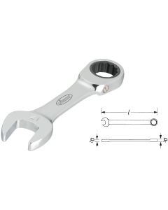 Vigor V2824 Skrallen&oslash;kkel Kort 10mm Flat 8