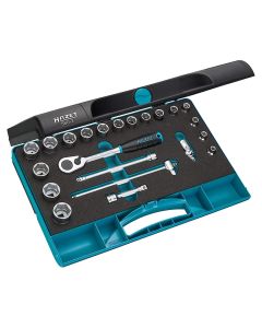Hazet 880-2 Pipesett 3/8" 6-kant, 22 deler