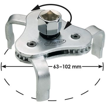 Vigor V1281 Oljefilter Tang 63-102mm