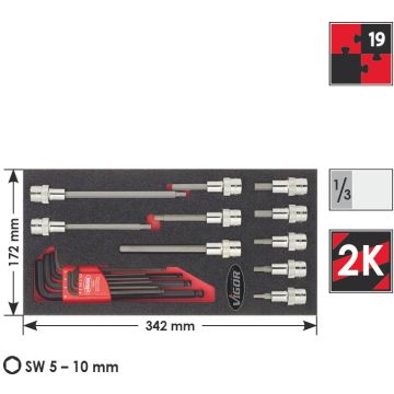 Vigor V1660 Unbrakosett 1/2 & Nøkler Ms1