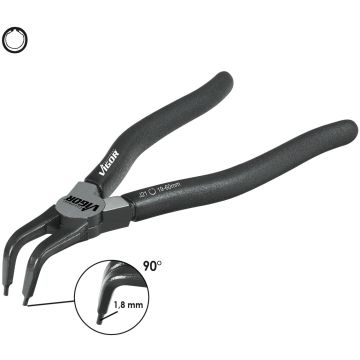 Vigor V1718 Låseringtang Innvendig 90Gr. 1