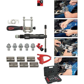 Vigor V1728 Flenseverktøy 11 Delers Sett