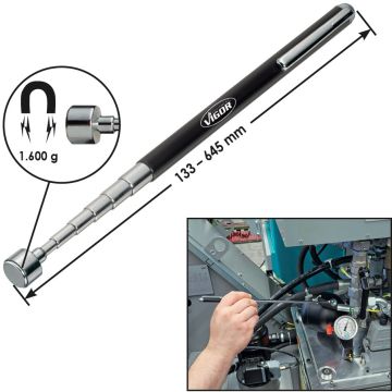 Vigor V1741 Magnetstav L.133-645mm 1,6Kg