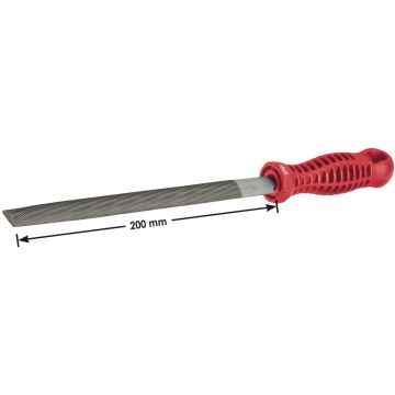 Vigor V1790 Halvrundfil 200mm Medium