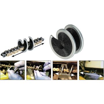 Vigor V1915 Kjedebørste 360Gr.Spiral