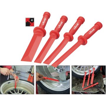 Vigor V2512 Klebevekt Skraper, 4 I Sett