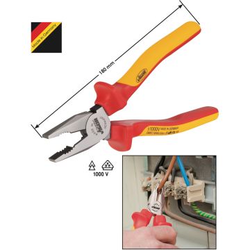 Vigor V2628 Vde Kombinasjonstang 180mm