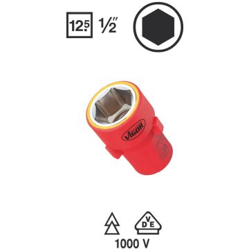 Vigor V3337 1/2 Vde Pipe 22mm 6Kant