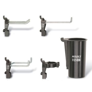 Hazet 112/11 Kroksett til tavle, 11 deler