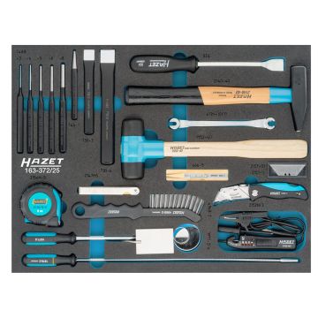 Hazet 163-372/25 Innlegg Slag, magnet verktøysett 3/3+Ms