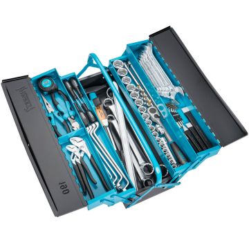 Hazet 190/80 Hazet Verktøykasse, 80 verktøy