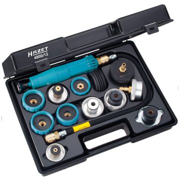 Hazet 4800/12 Trykktester kjølesystem, 12 deler