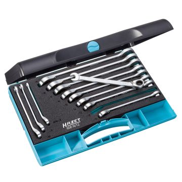 Hazet 606 N/12 Skrallenøkkelsett I Sc.&1/3Ms