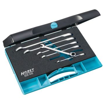 Hazet 606 N/6 Skrallenøkkelsett I Sc.&1/3Ms