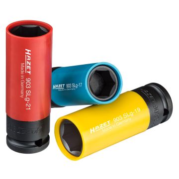 Hazet 903Spc/3 1/2" Kraftpiper Lange, 17,19,21mm