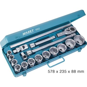 Hazet 1002 3/4 Pipesett 18D. I Stålboks