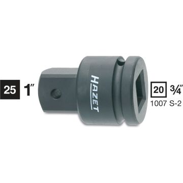 Hazet 1007S-2 Overgang Kraft 3/4Hull 1Tapp