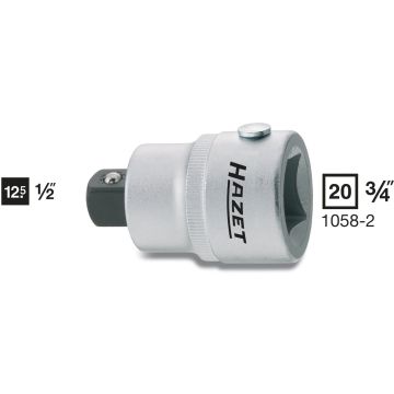 Hazet 1058-2 Overgang 3/4Hull - 1/2 Tapp