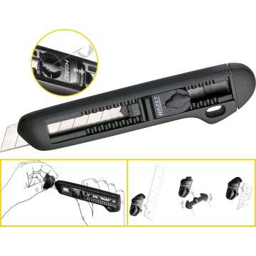 Hazet 2157 Kniv M.Bryte,Rett & Krok Blad