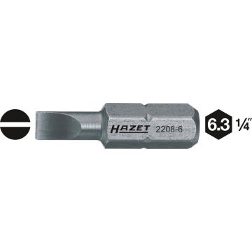Hazet 2208-10 Bits 6,3-1/4 6,5mm Spor L.25mm