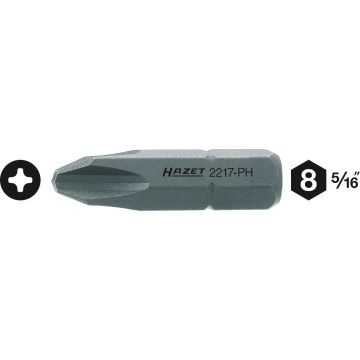 Hazet 2217-Ph4 Bits 8-5/16 Stjerne Ph4 L.38mm