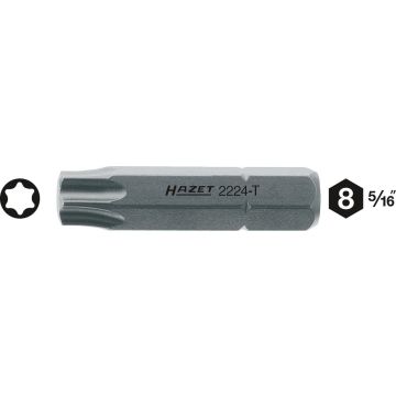 Hazet 2224-T27 Bits 8-5/16 Torx T27 L.35mm