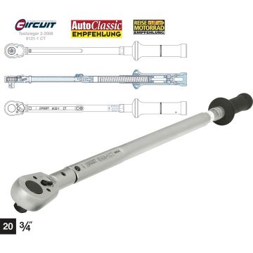Hazet 6143-1Ct Momentnøkkel 3/4 100-400Nm