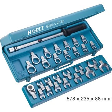 Hazet 6292-1Ct/28 Momentverktøysett 40-200Nm 28D