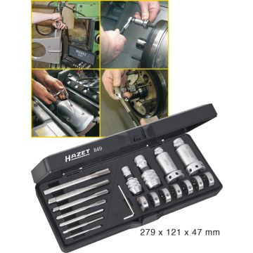 Hazet 849 Gjengeoppfriskningssett M3-M12