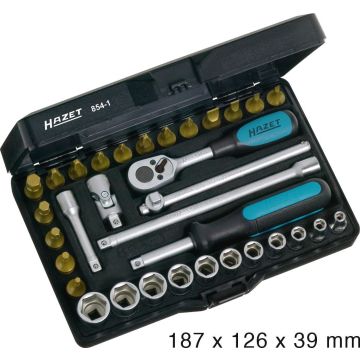 Hazet 854-1 1/4 Pipesett 33 Deler