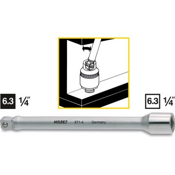 Hazet 871-4 1/4 Forlenger 8'Vinkling L102