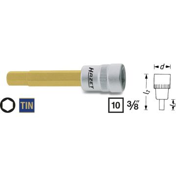 Hazet 8801-8 3/8 Unbrako Pipe 8mm L.75mm