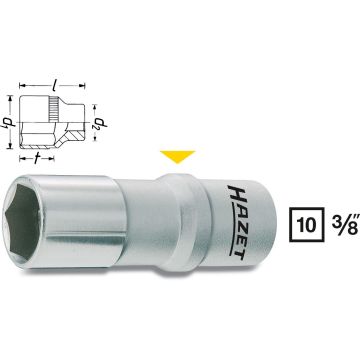 Hazet 880Amgt-1 3/8 Pluggpipe Krage & Magnet
