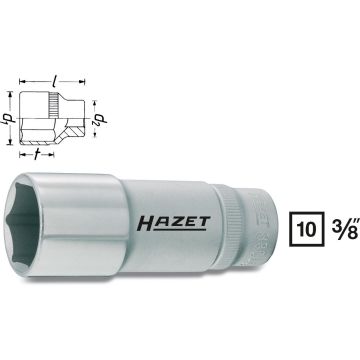 Hazet 880Lg-8 3/8 Langpipe 6Kant 8mm L.54mm