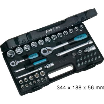 Hazet 882 Pipesett 1/4 & 3/8 46 Deler