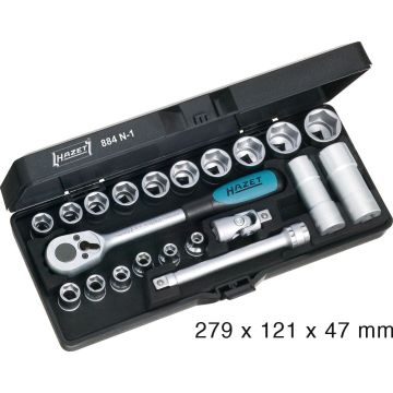 Hazet 884N-1 3/8 Pipesett 6Kant M.Pluggpi.