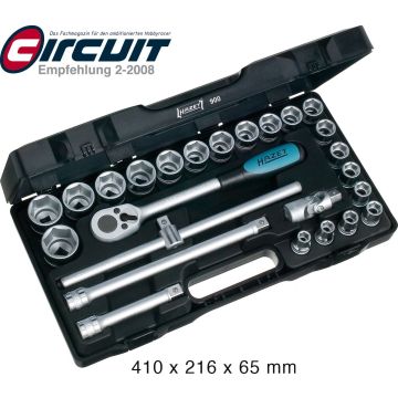 Hazet 900 1/2 Pipesett 6Kant 25 Deler