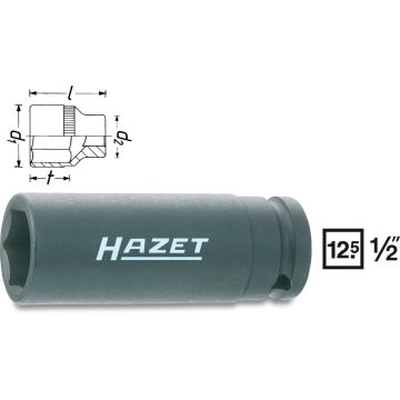Hazet 900Slg-22 1/2 Kraftpipe Lang 22mm 6Kant