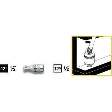 Hazet 919-1 1/2 Svingbar Forlenger L.46mm