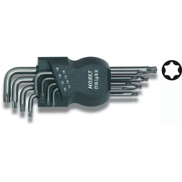 Hazet 2116Lg/8H Vinkelnøkkel Torx Sett M.Kule