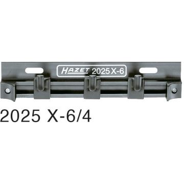 Hazet 2025X-6/4 Verktøyholder Skinne M.3Kroker