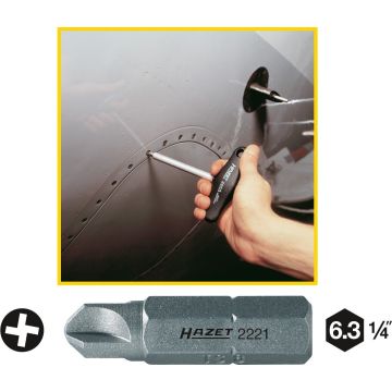 Hazet 2221-10 Bits 6,3-1/4 Torq-Set L.25mm
