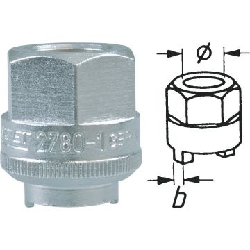 Hazet 2780-1 Støtdemperverktøy Mb Pinnemut.