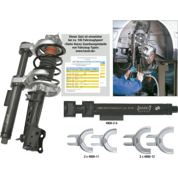 Hazet 4900-2A/3 Fjærklemmesett M.2 Fjærplater