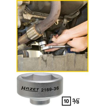 Hazet 2169-36 Filterkopp 6Kant 36mm D=50mm