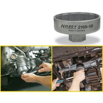 Hazet 2169-10 Filterkopp 14Kant 74,4mm Lav