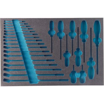 Hazet 163-58L Skum Inlegg Tomt 3/3 600+803