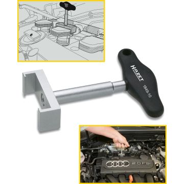 Hazet 1849-10 Coil Verktøy Vag 102mm T-Hånd.