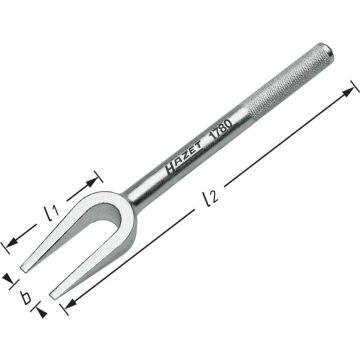 Hazet 1780-23 Avdrager Gaffel Type B=23mm